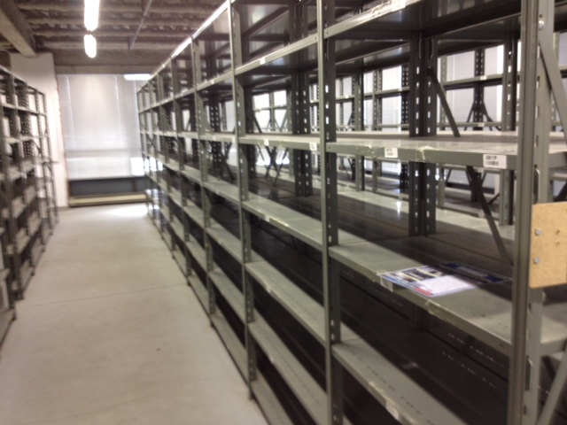 metalware shelving